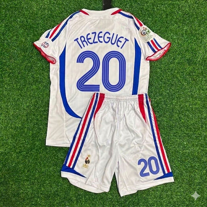 France World Cup 2006 David Trezeguet #20 Retro Kids Kit