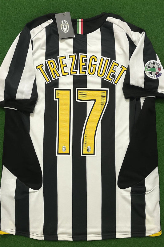 David Trezeguet Juventus 2005 - 2006 Retro Football Jersey Kit