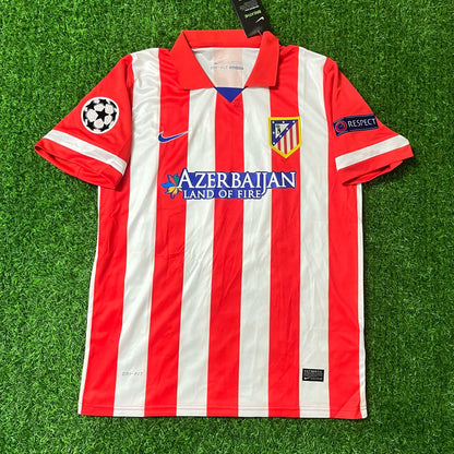 Julian Alvarez 19 Atlético Madrid Home 2013/14 Football Jersey Red and White Retro Kit Football Jersey