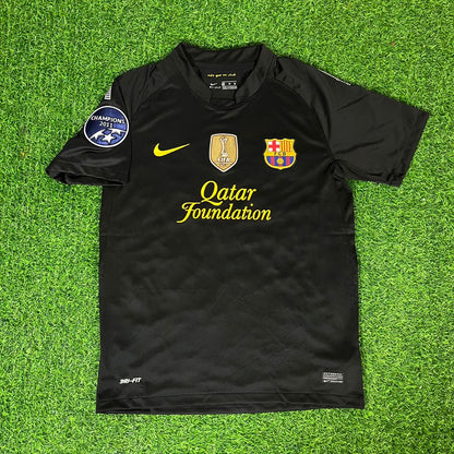 David Villa Barcelona 2011/12 Retro Football Jersey Kit
