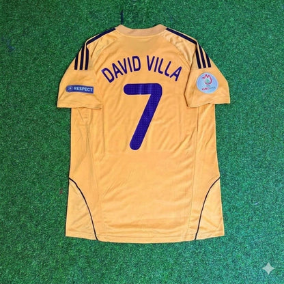 Spain EURO 2008 David Villa 7- Retro Football Jersey