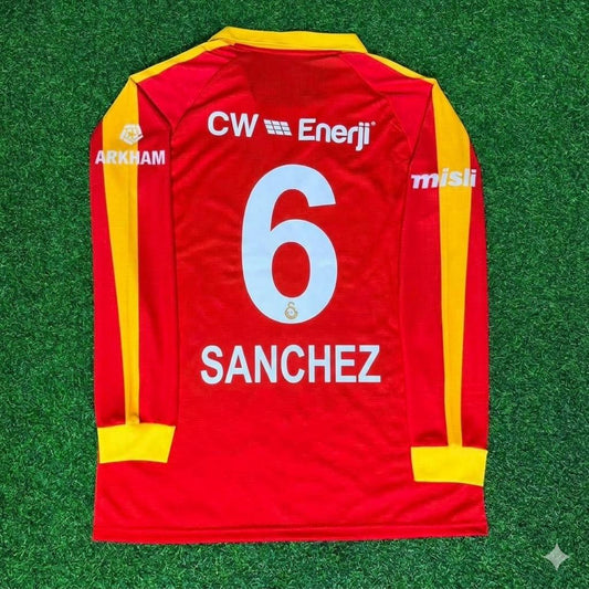 Davinson Sanchez Galatasaray Legendary Retro Vintage Long Sleeve Football Jersey Kit