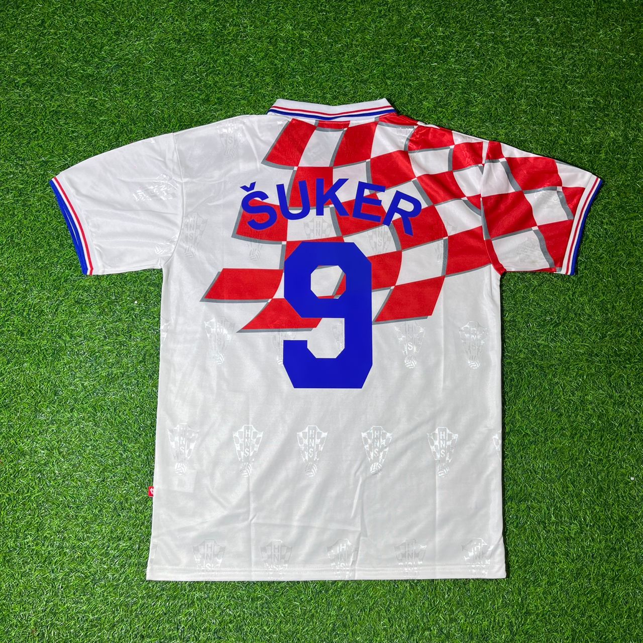 Croatia World Cup 1998 Davor Šuker Retro Football Jersey Kit