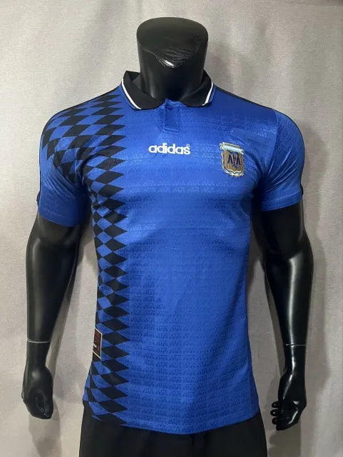 Argentina World Cup 1994 Retro Blue Home Football Jersey