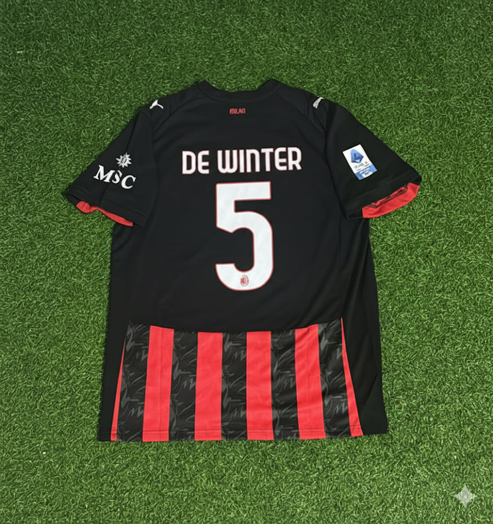 Koni De Winter Ac Milan Football Jersey Kit