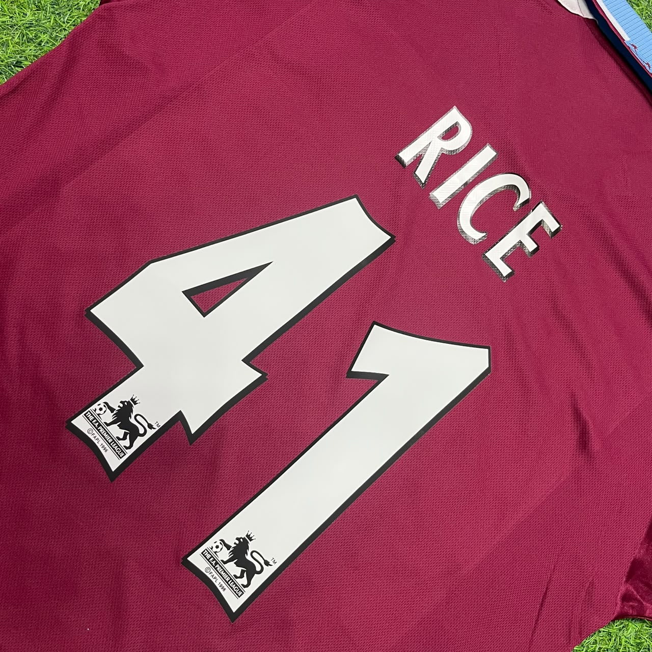 Declan Rice #41 West Ham United Home Retro Football Jersey Kit
