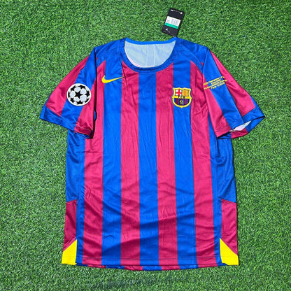 Deco Barcelona 2006 Final Retro Short Sleeve Football Jersey Kit