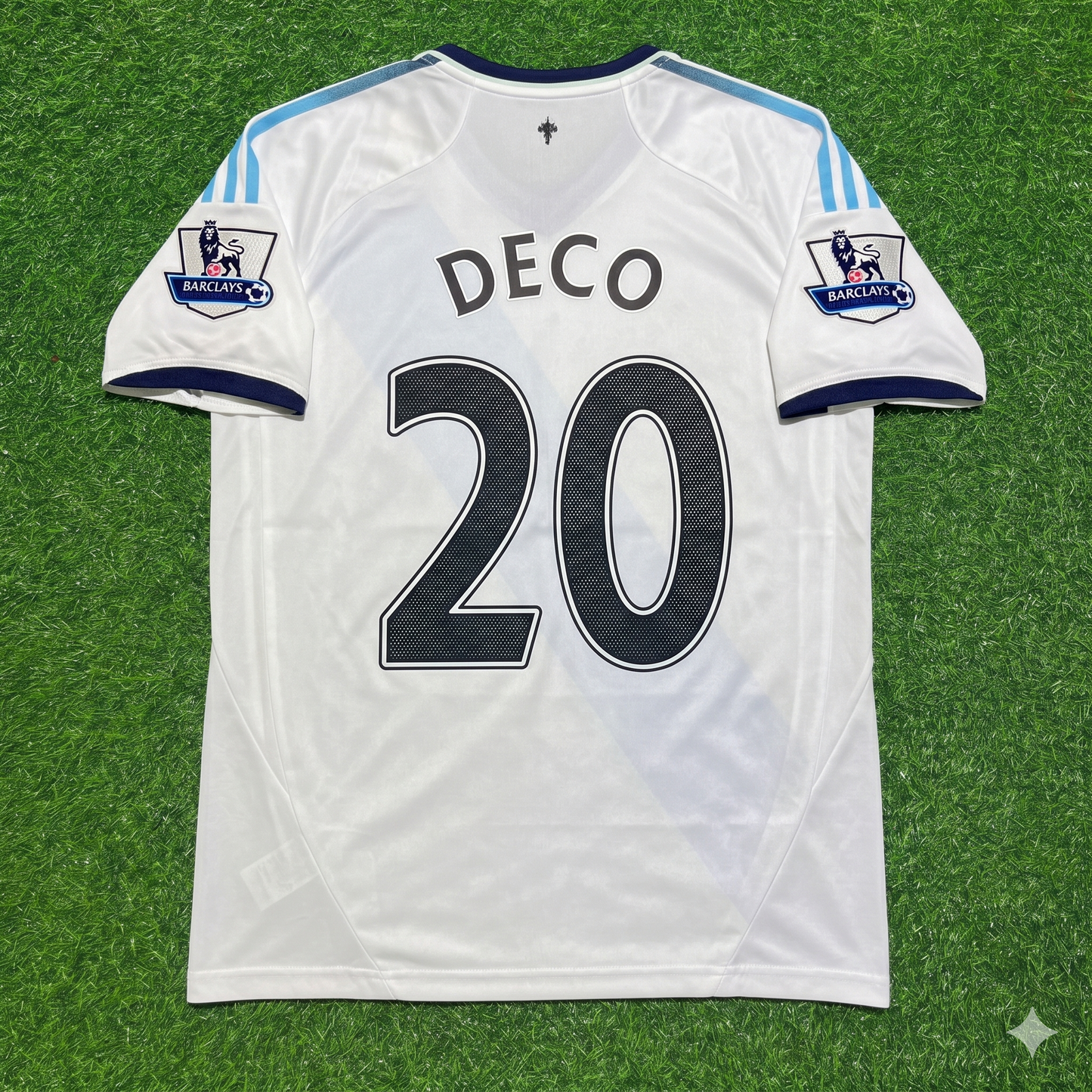 Deco Chelsea Retro White Football Jersey Kit