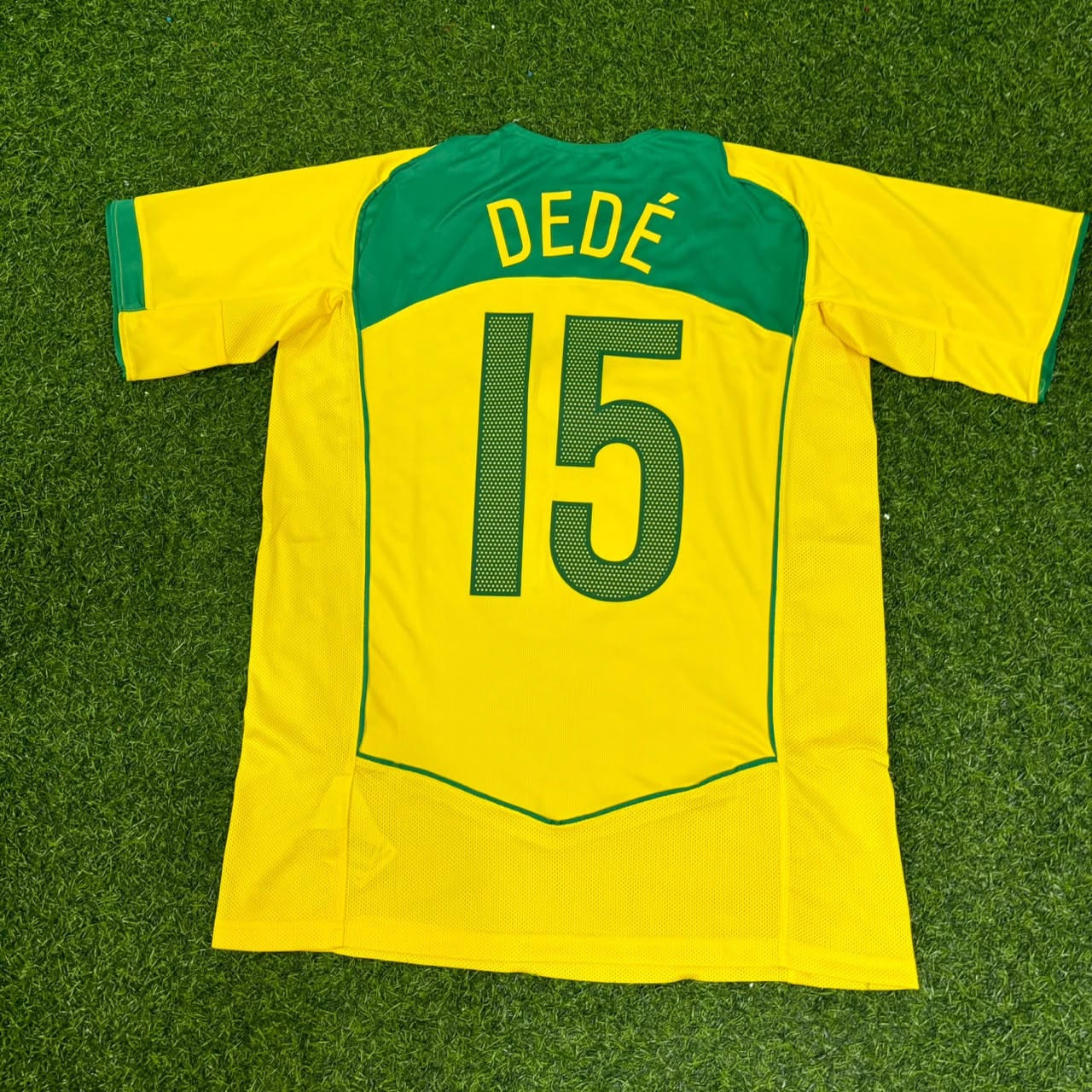 Dedê 15 Brazil 2004 2006 Retro Football Jersey Kit