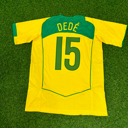 Dedê 15 Brazil 2004 2006 Retro Football Jersey Kit