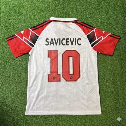 Dejan Savićević #10 AC Milan 1997 Away Retro Football Jersey Kit