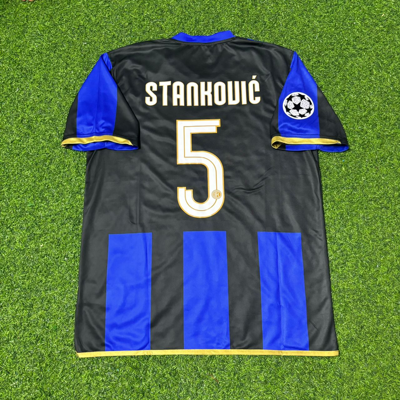 Dejan Stanković #5 Inter Milan 2008/09 Retro Football Jersey Kit