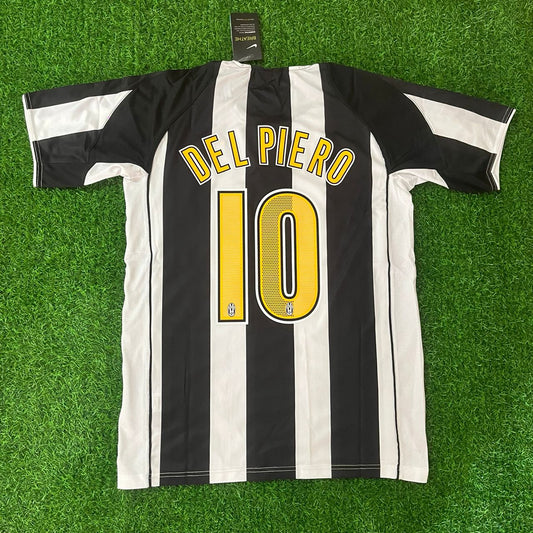 Alessandro Del Piero Juventus 2004-2005 White & Black Retro Jersey
