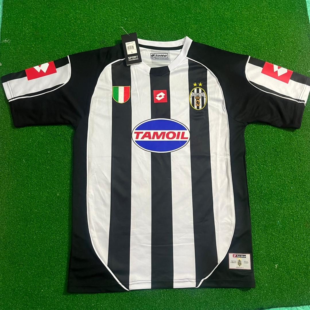 Piero Alessandro Del Juventus 2002 2003 Retro Football Jersey Soccer Kit
