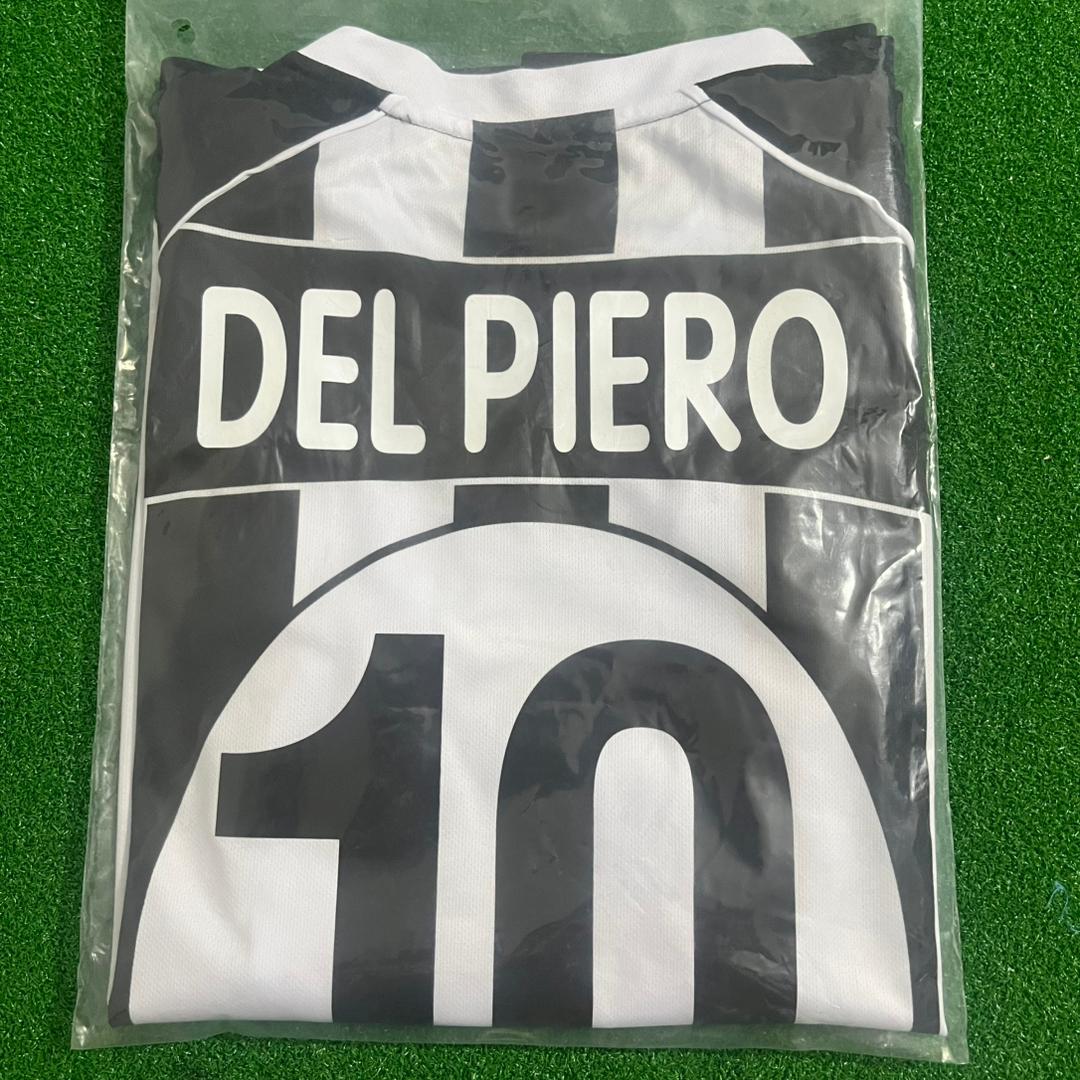 Piero Alessandro Del Juventus 2002 2003 Retro Football Jersey Soccer Kit