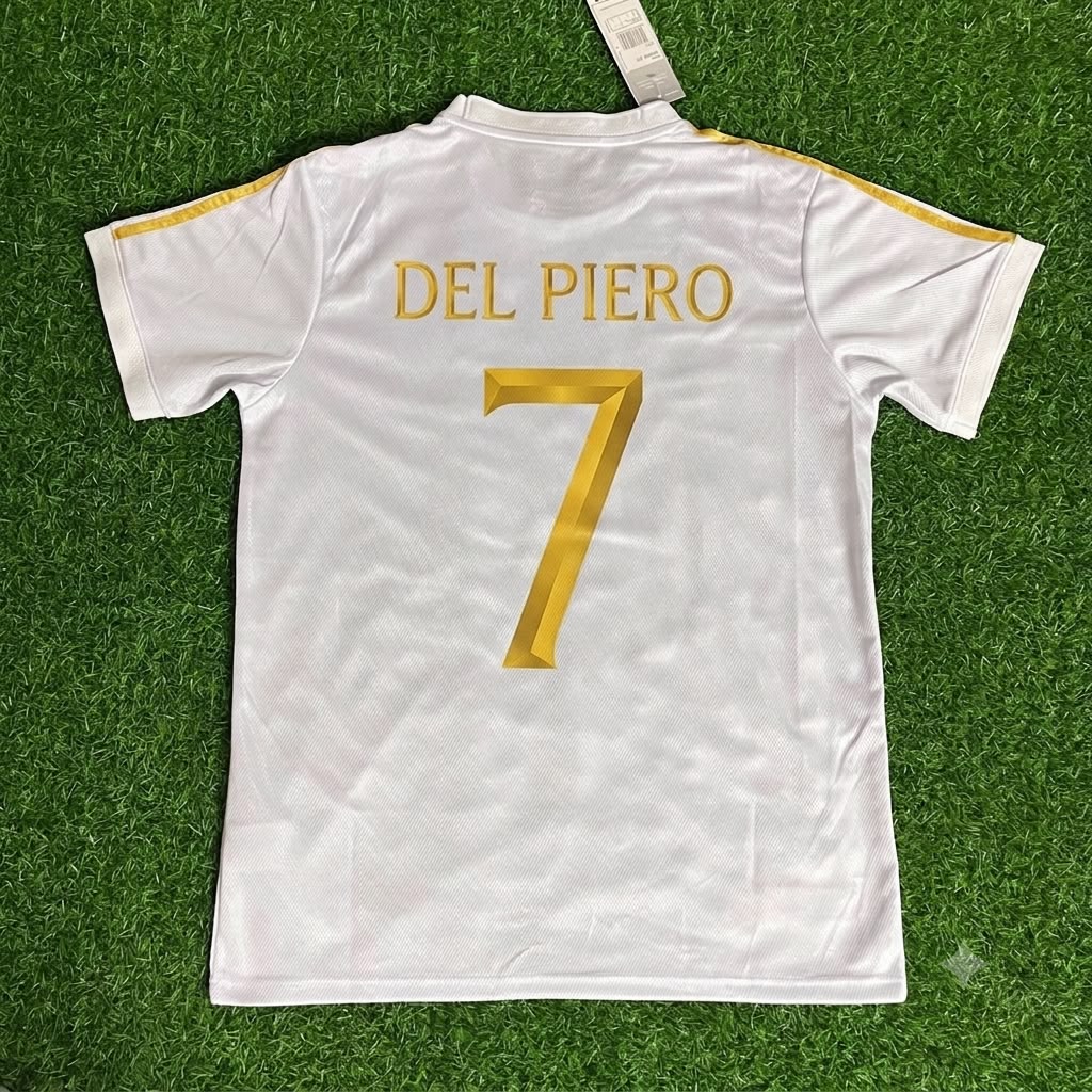 Alessandro Del Piero - Italy White Anniversary Football Jersey Kit