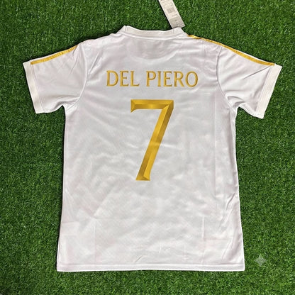 Alessandro Del Piero - Italy White Anniversary Football Jersey Kit
