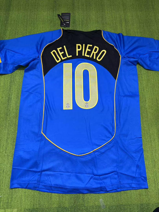 Alessandro Del Piero Juventus 2004-2005 Blue Retro Jersey | Kit | Trikot | Maillot