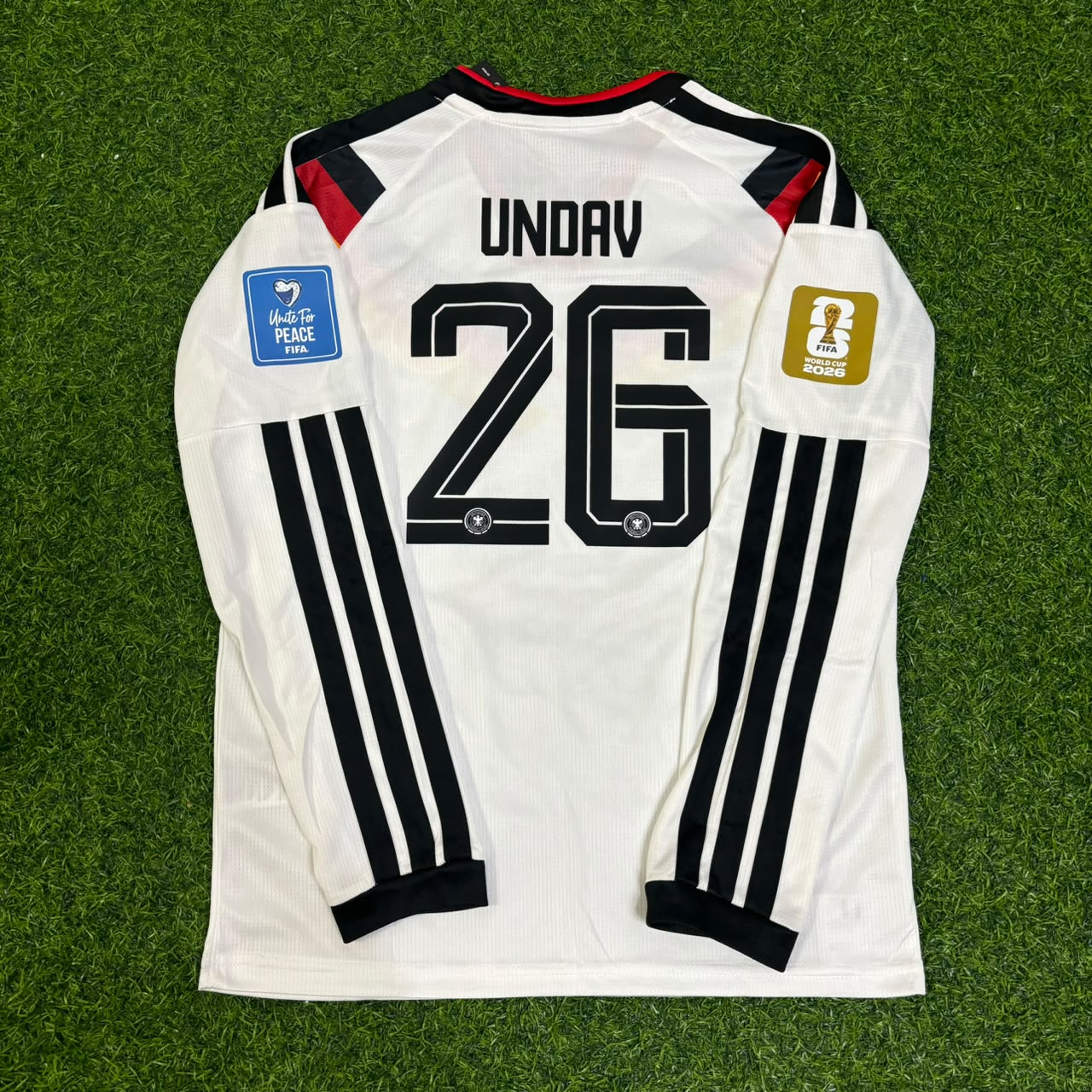 Germany World Cup 2026 Deniz Undav #26 Long Sleeve Home Football Jersey Kit