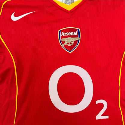 Dennis Bergkamp 10 - Arsenal 2004/2005 O2 Retro Football Jersey Kit