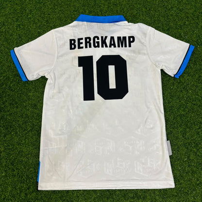 Inter 1997-1998 Dennis Bergkamp Away Retro Football Jersey