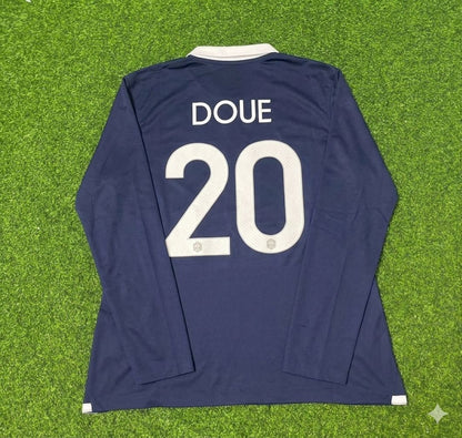 Desire Doue #20 France Long Sleeve Football Jersey