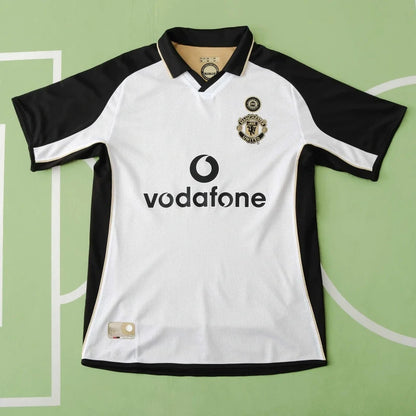 Manchester United 2001 Centenary Reversible Away Shirt Retro Football Jersey