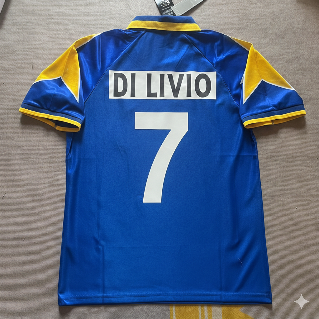 Angelo Di Livio 7 Juventus 1995 1997 Retro Football Jersey Kit
