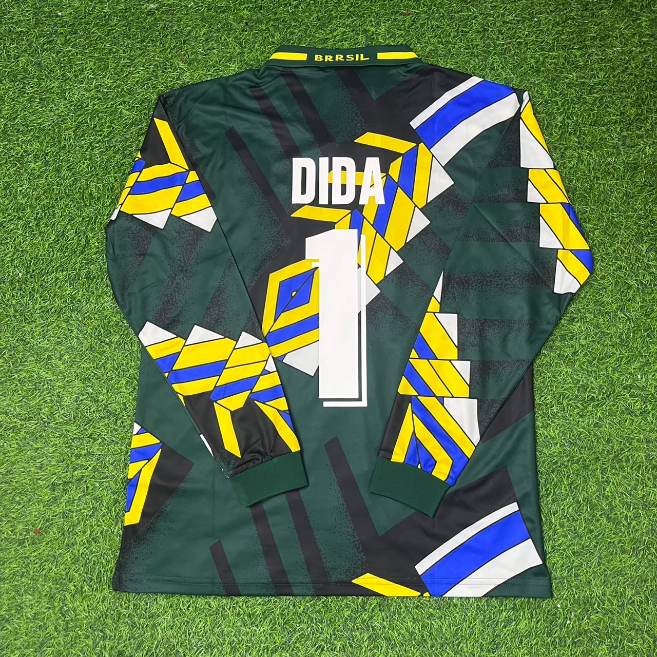 Dida Brazil World Cup Long Sleeve Retro Football Jersey Kit