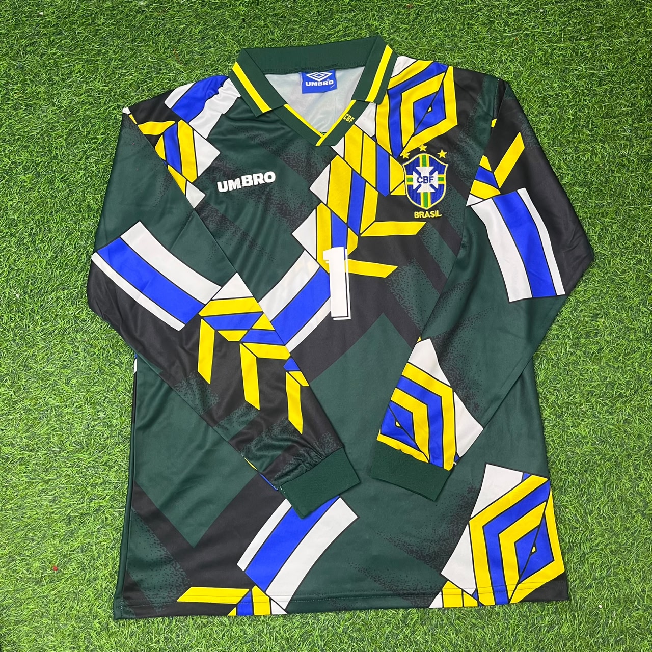 Dida Brazil World Cup Long Sleeve Retro Football Jersey Kit