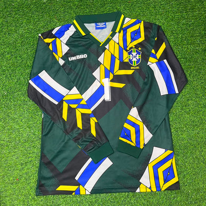 Dida Brazil World Cup Long Sleeve Retro Football Jersey Kit