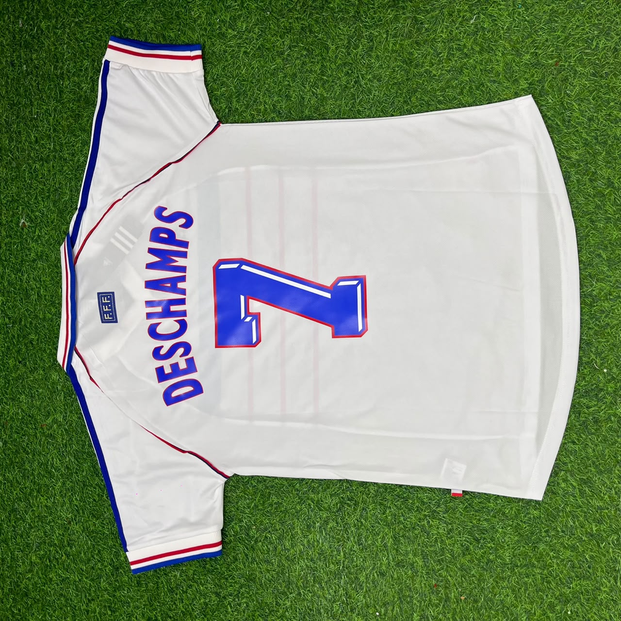 France World Cup 1998 Didier Deschamps Retro Football Jersey