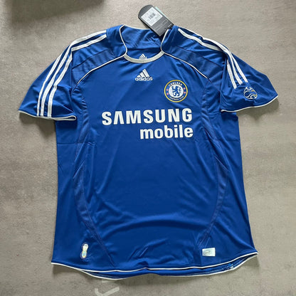 Didier Drogba - Chelsea 2006 - 2008 Season Retro Football Jersey Kit