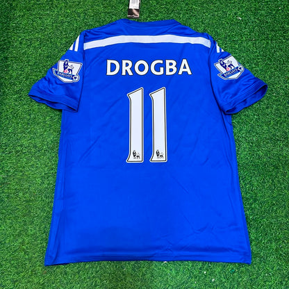 Didier Drogba Chelsea 2014/15 Blue Football Jersey Kit