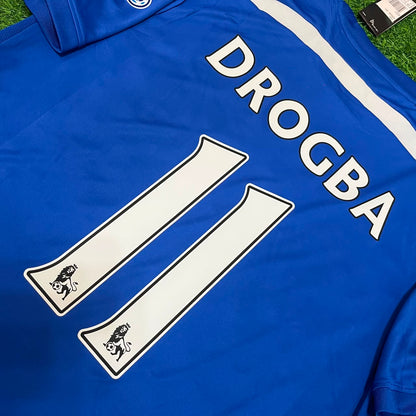 Didier Drogba Chelsea 2014/15 Blue Football Jersey Kit