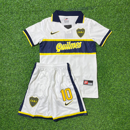 Diego Armando Maradona 10 Boca Juniors Retro Kids Football Jersey Collection