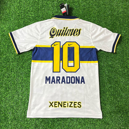 Diego Armando Maradona 10 - Boca Juniors 1996-1997 Football Jersey Kit