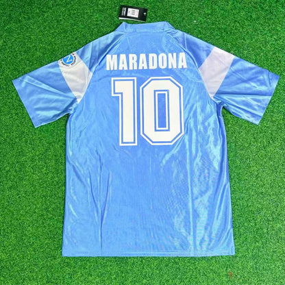 Diego Armando Maradona Napoli 1990-1991 Retro Football Jersey Kit
