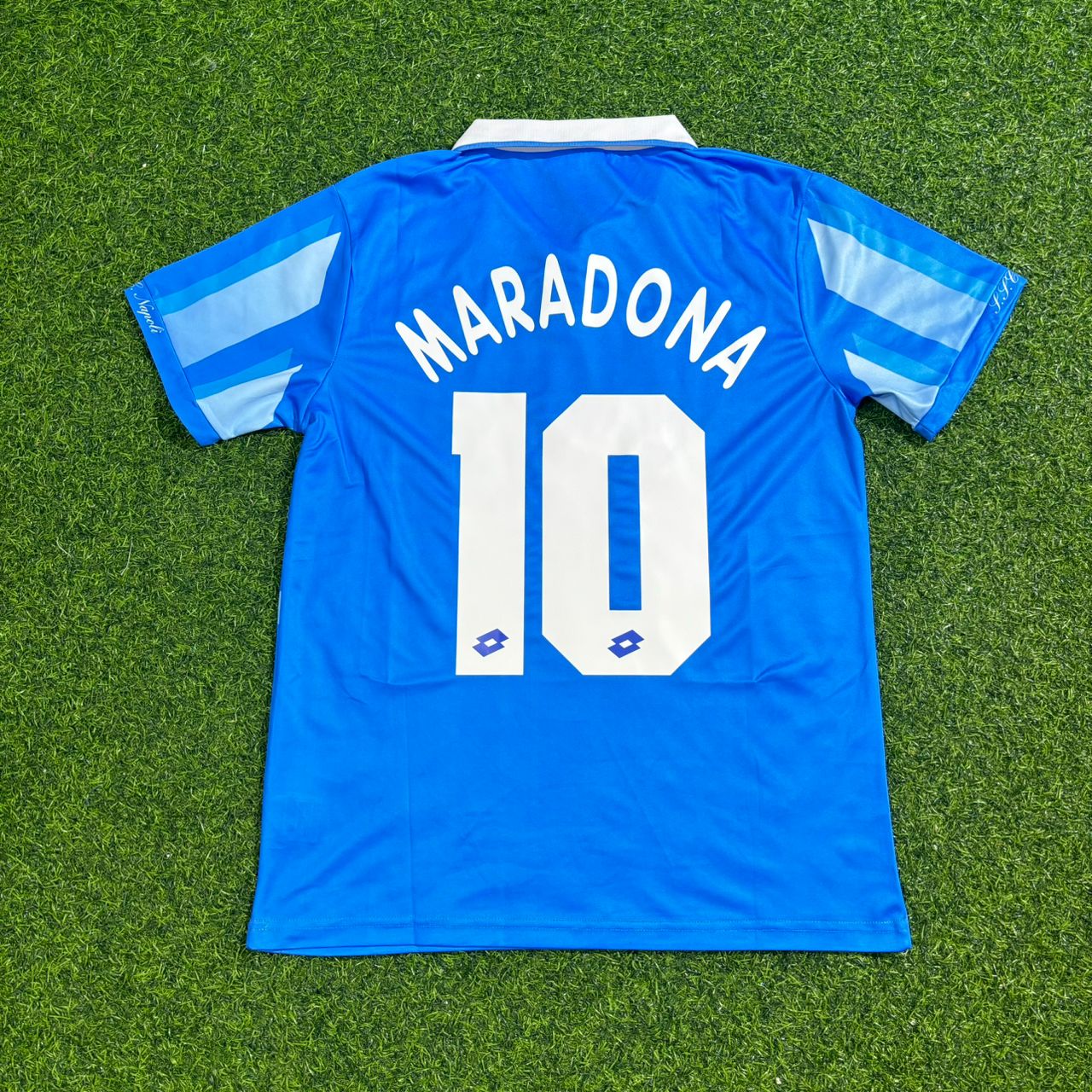 Diego Armando Maradona Napoli Retro Blue Football Jersey Kit