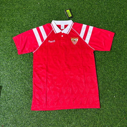 Diego Armando Maradona Sevilla 1992 1993 Red Home Retro Football Jersey Kit