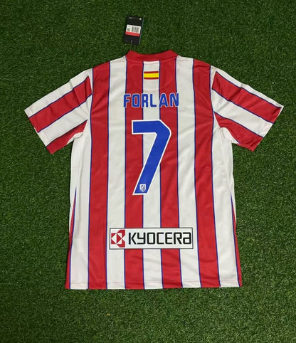 Diego Forlan Atletico Madrid 2011 Retro Football Jersey Collection