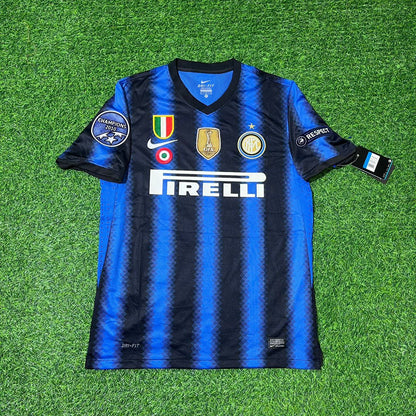 Lucio Inter 2011/2012 Football Jersey Kit