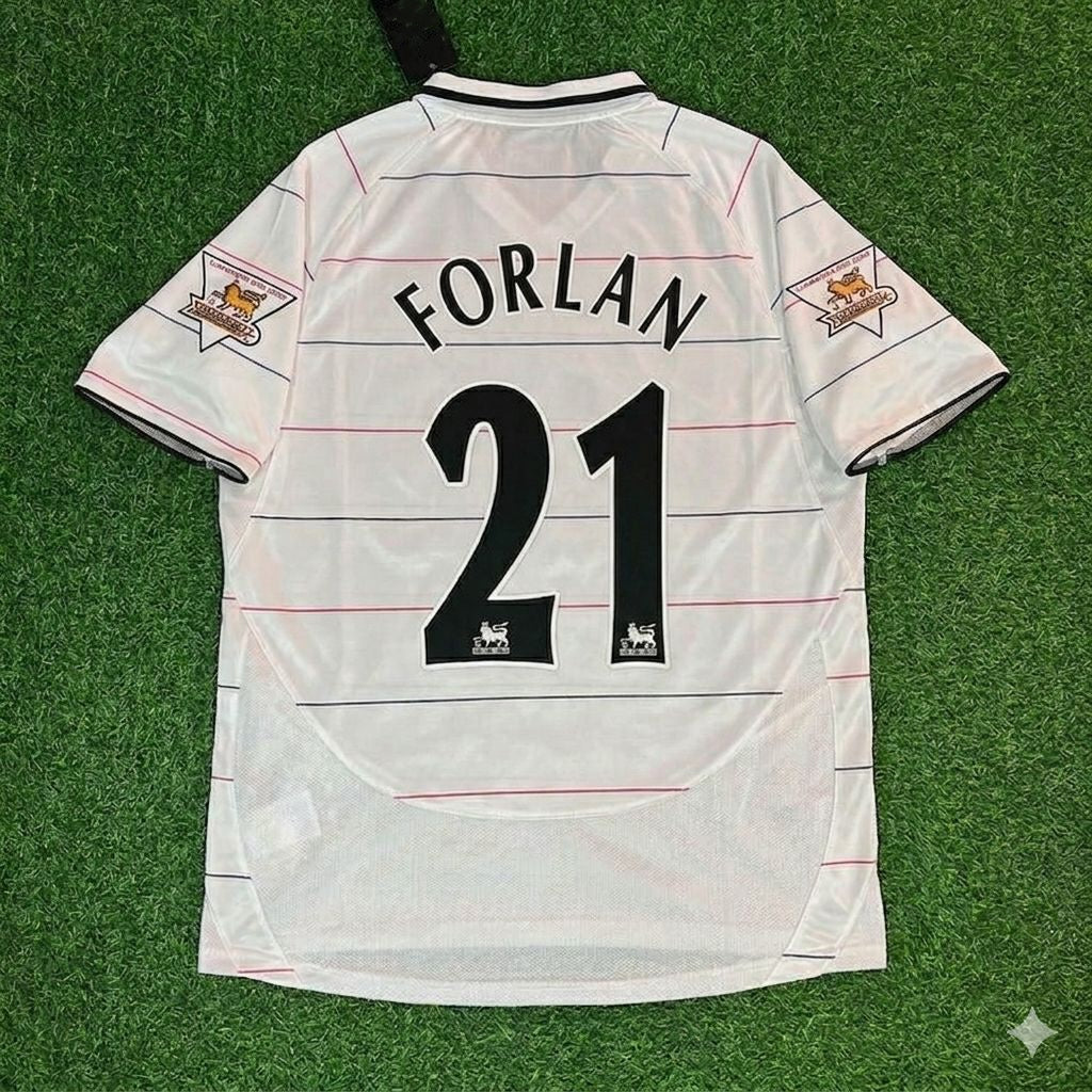 Diego Forlán #21 Manchester United 2003/2005 Retro Football Jersey