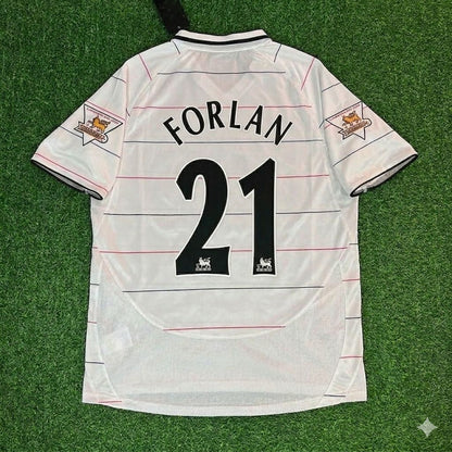 Diego Forlán #21 Manchester United 2003/2005 Retro Football Jersey