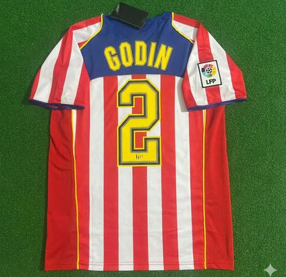 Diego Godín #2 Atletico Madrid SpiderMan Retro Football Jersey Kit Edition 2