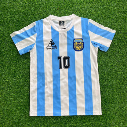 Diego Maradona Argentina 1986 Home Retro Football Jersey Collection