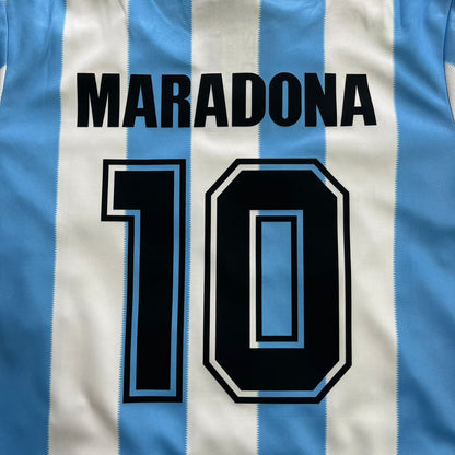 Diego Maradona Argentina 1986 Home Retro Football Jersey Collection