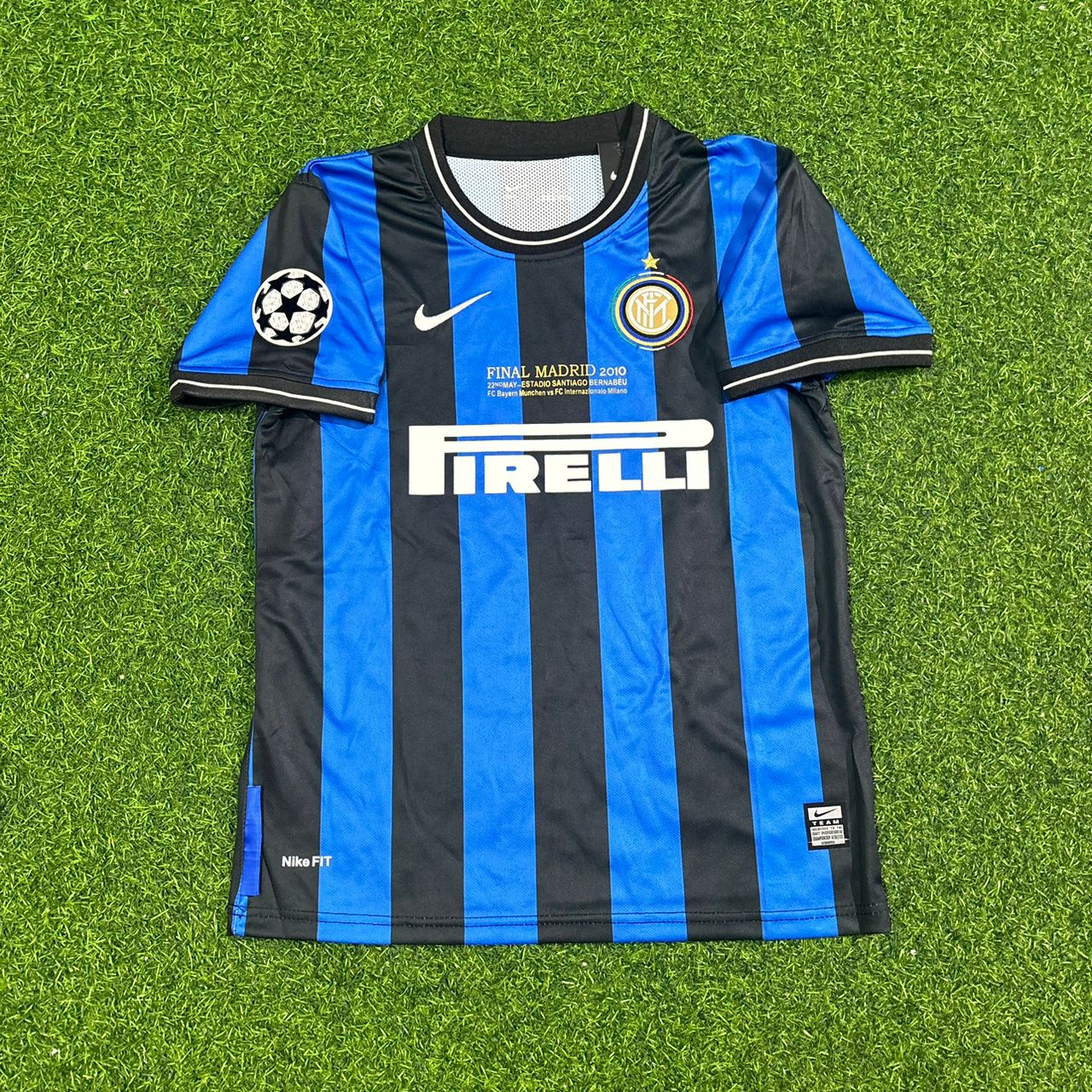 Diego Milito Inter Milan 2010 Champions League Final Kids Football Jersey Kit