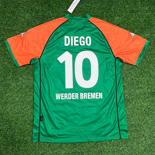 Diego Ribas Werder Bremen Retro Heimtrikot Retro Kit