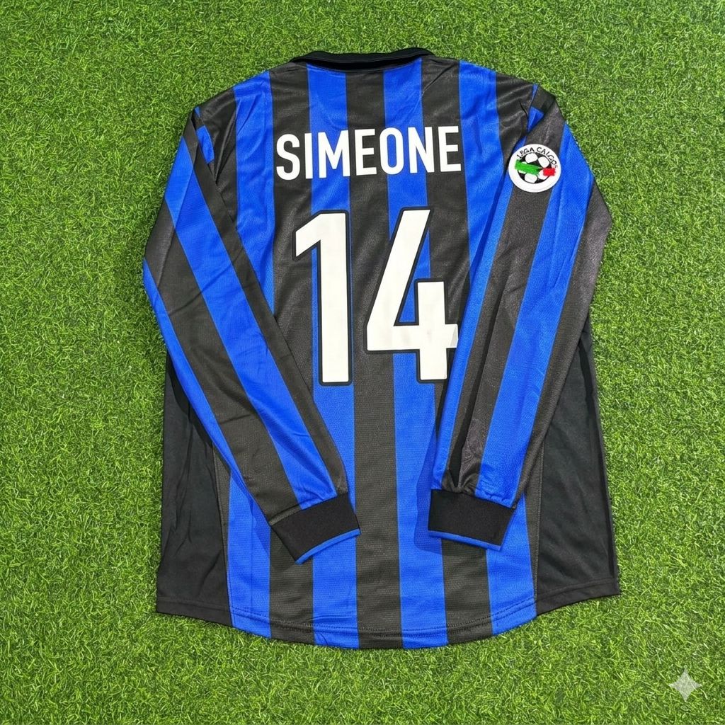 Diego Simeone - Inter 1998 1999 Retro Football Jersey